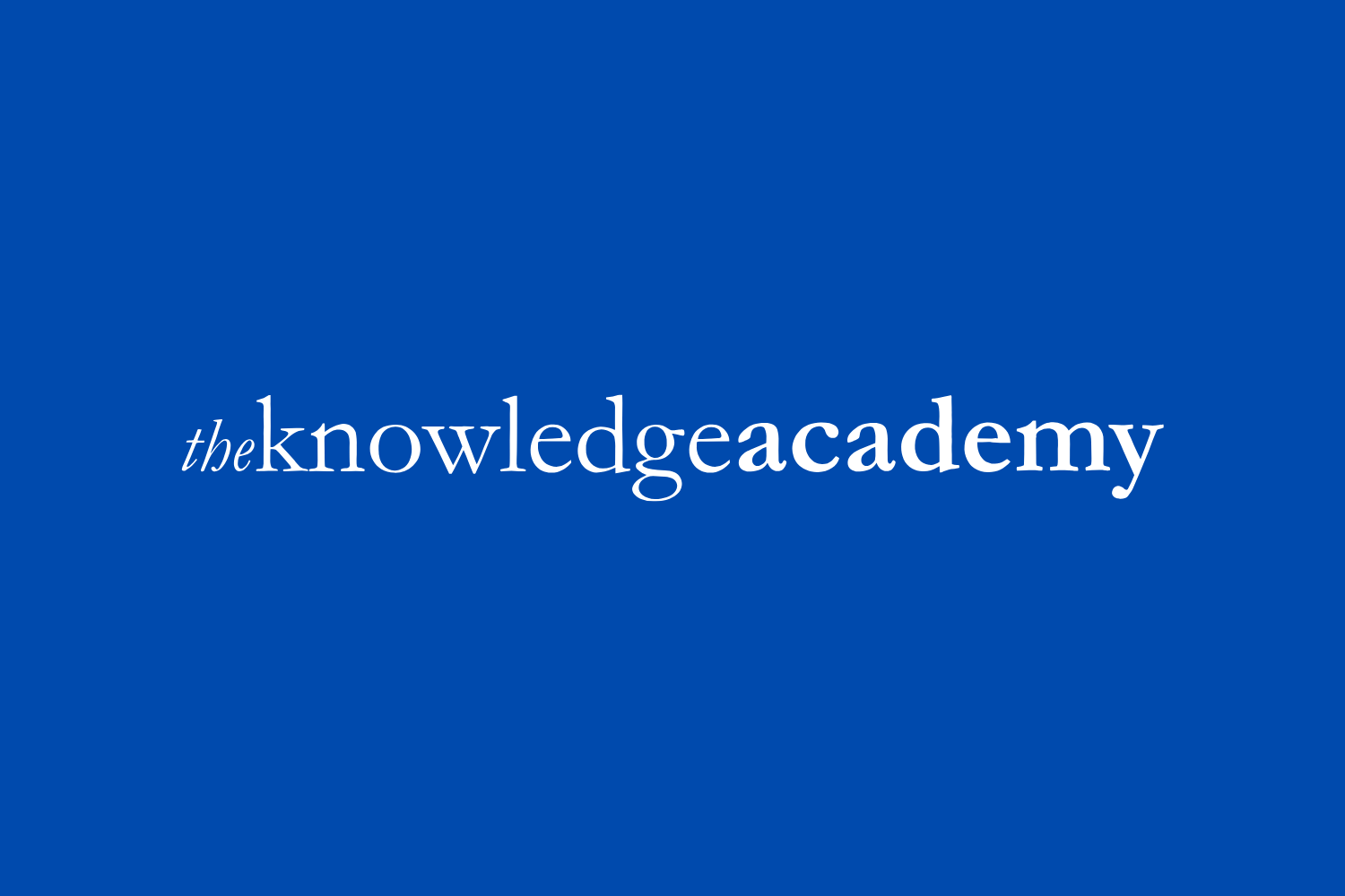 🏫 The Knowledge Academy